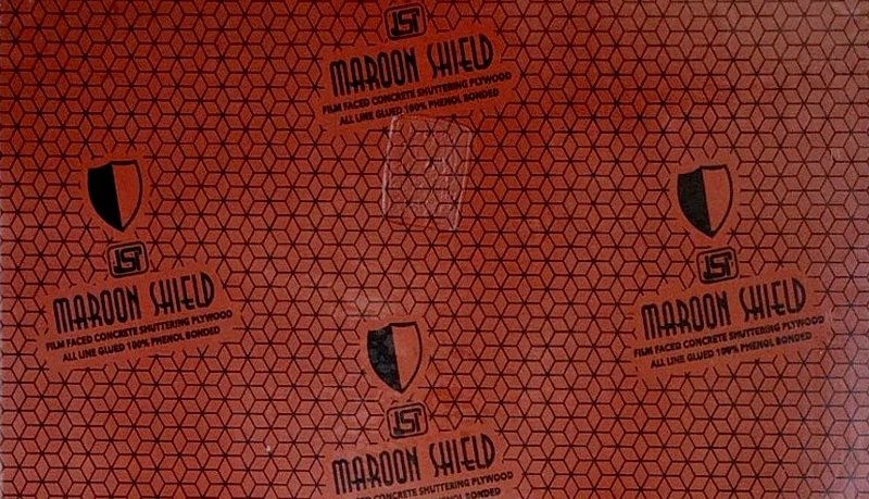  <span class="lte-header lte-h6"> 34kg Film Faced Plywood- Glossy Finish Brand Maroon Shield<br />
<span> Size 8ft x 4ft-12mm </span> </span> 